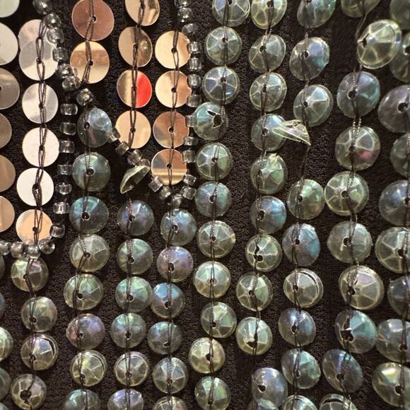 ASOS Sequin Dress in Black and Gold - Picture 14 of 16